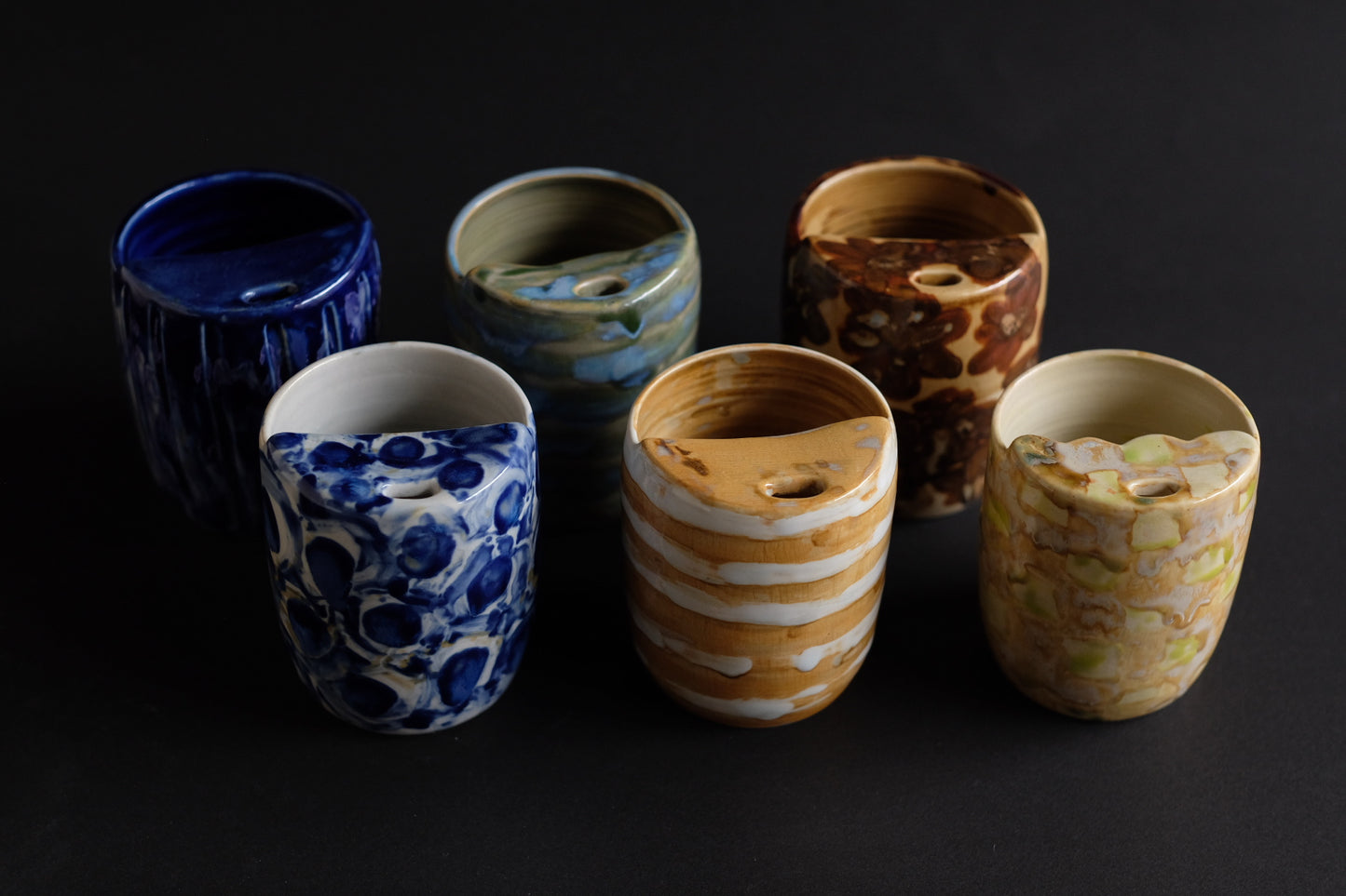 Aoshiro moyō to-Go-Cup