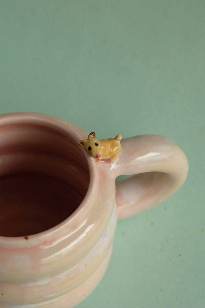 Ranmaru the little yellow hamster